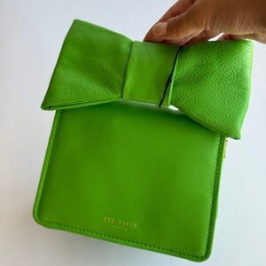 Ted Baker Niasina Bow Detail Mini Leather Crossbody Bag
